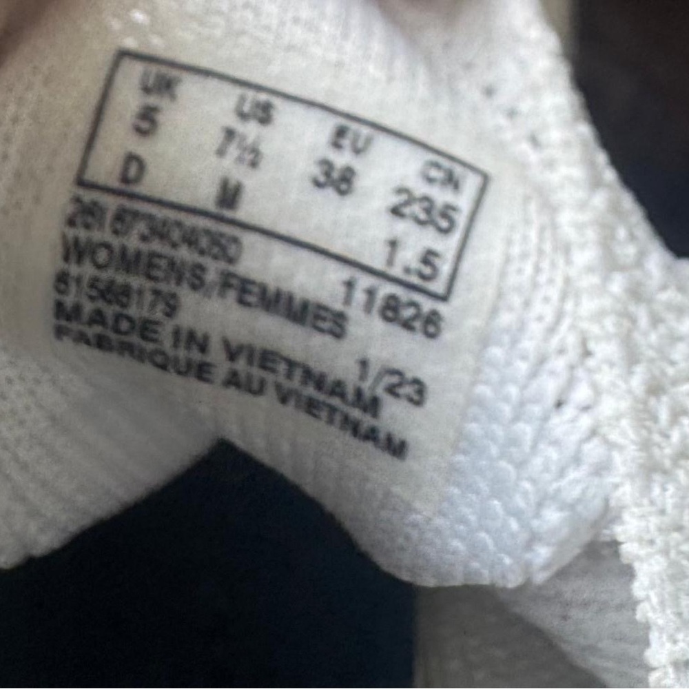 White Knit Sneakers - Picture 3 of 4